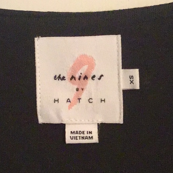 The nines by Hatch size XS new no tagsVery long black stretchy maternity dress - Picture 2 of 3